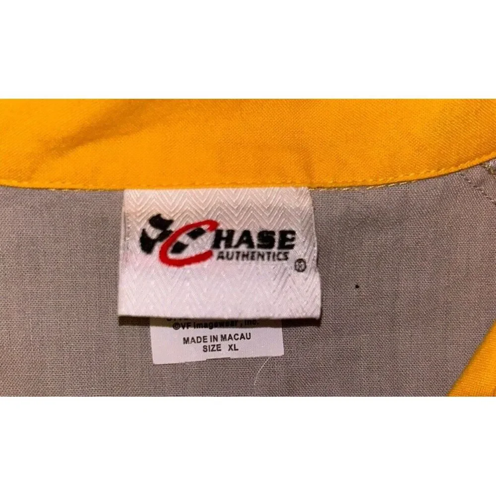 Chase Authentic M&M Mechanic Button‎ Shirt Elliott Sadler stitched Size XL Y2K